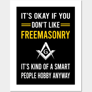 Smart People Hobby Freemasonry Freemason Masonry Posters and Art